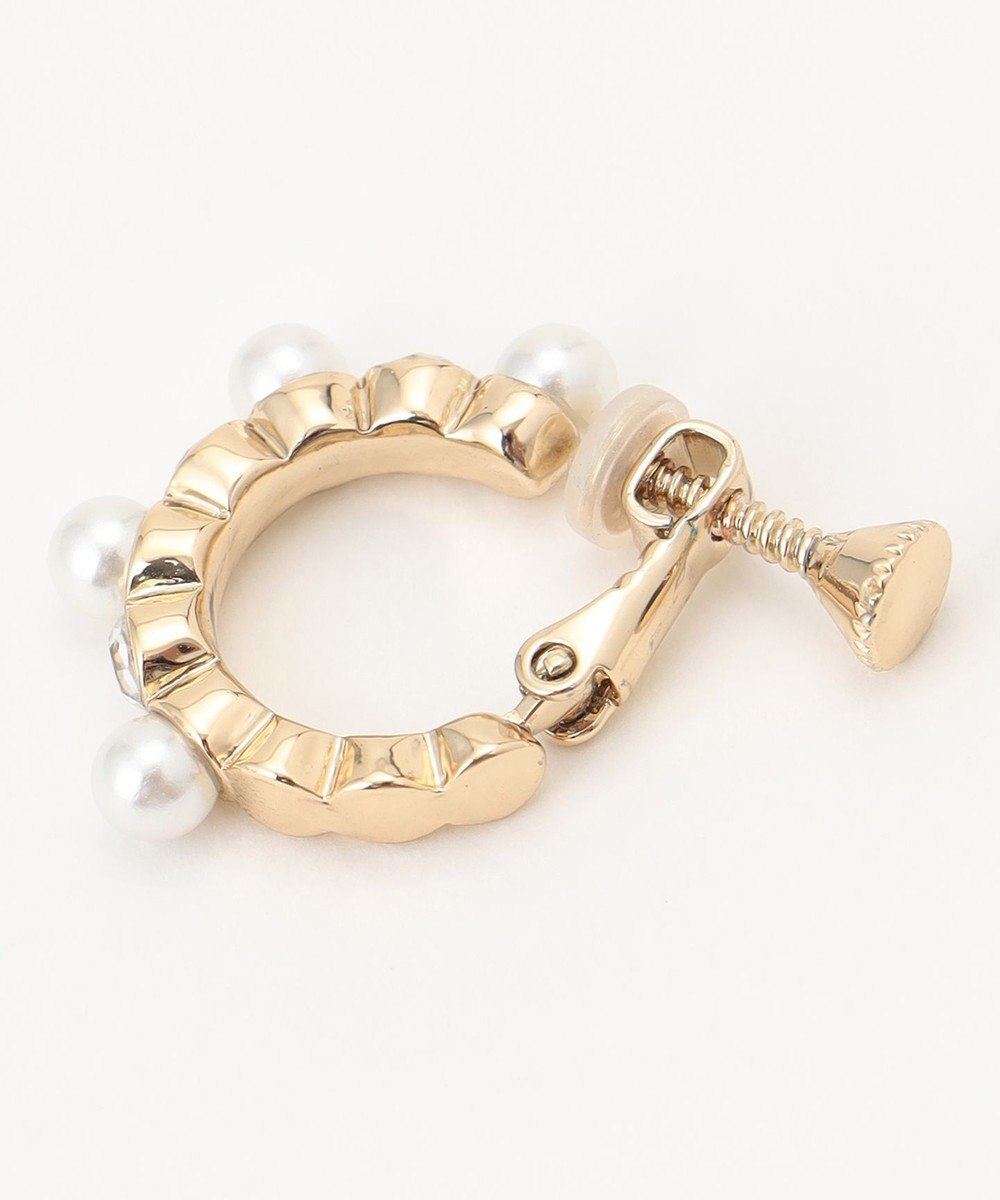 ANY SIS リリー パール調 イヤリング 