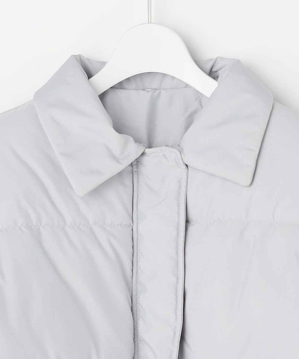 Feroux ファーカラー付き・ダウン見え中綿 ジャケット 