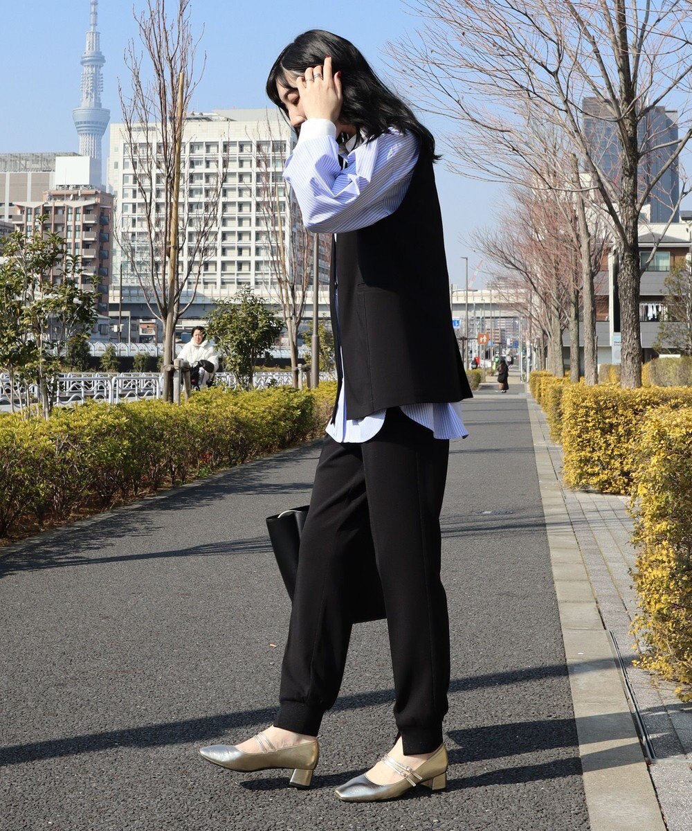 AMERICAN HOLIC イージーケアバンドカラーロングシャツ 