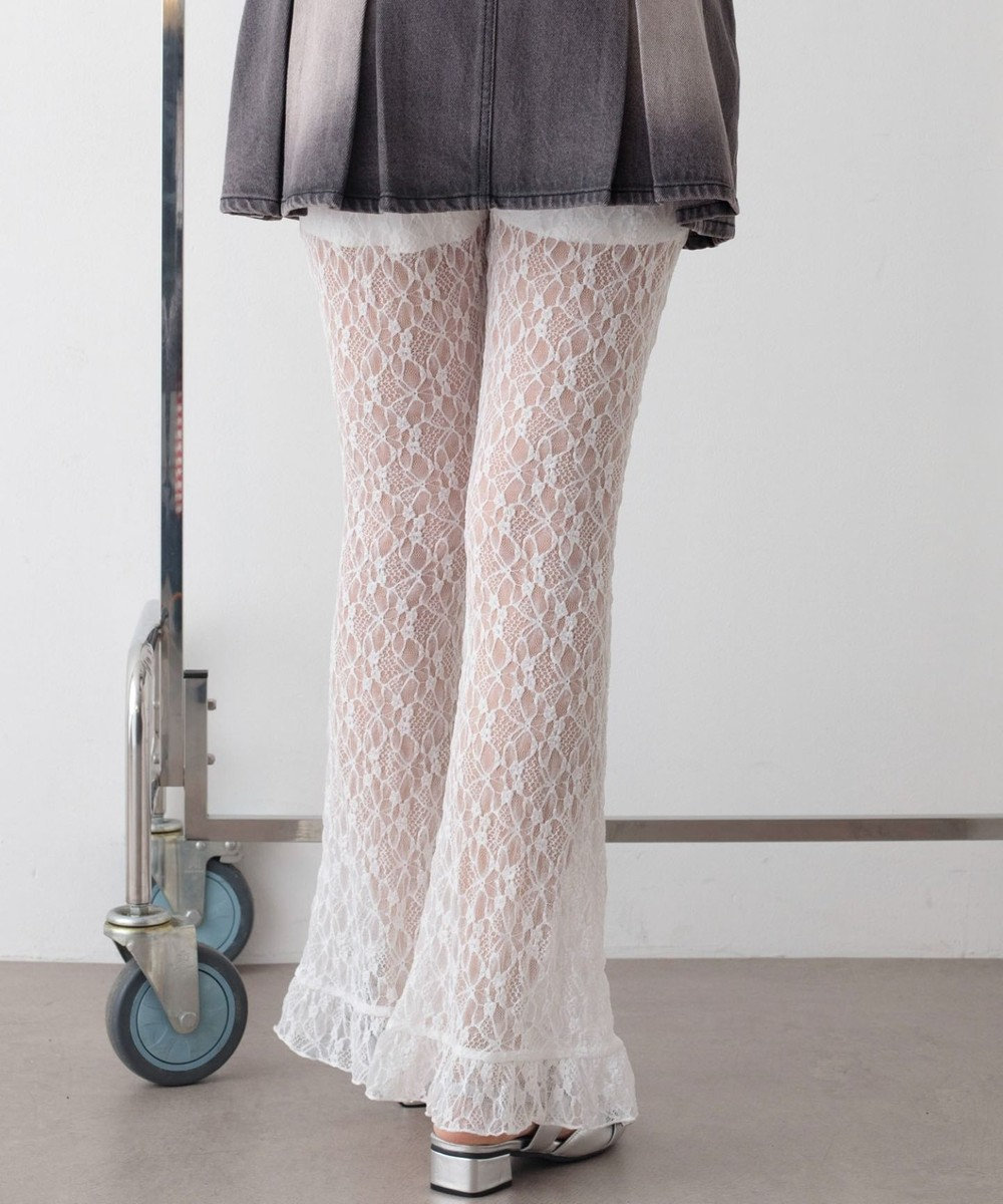 WEGO レースフリルパンツ 