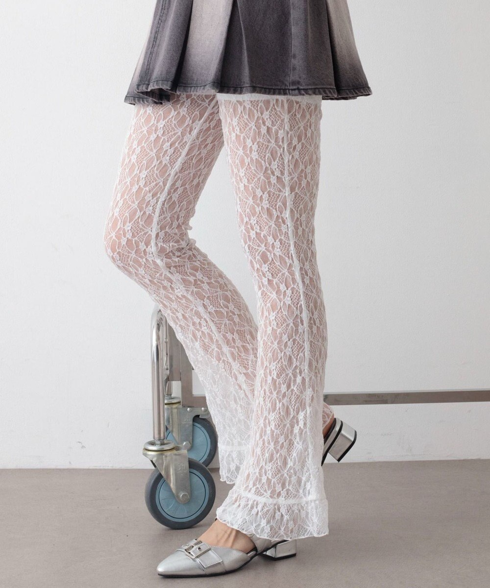 WEGO レースフリルパンツ 