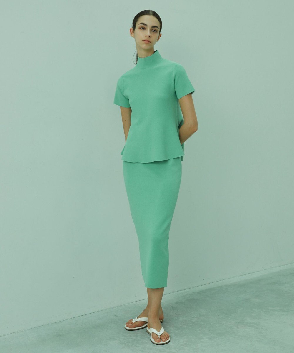 BEIGE， HOLLY / ペプラムニット 