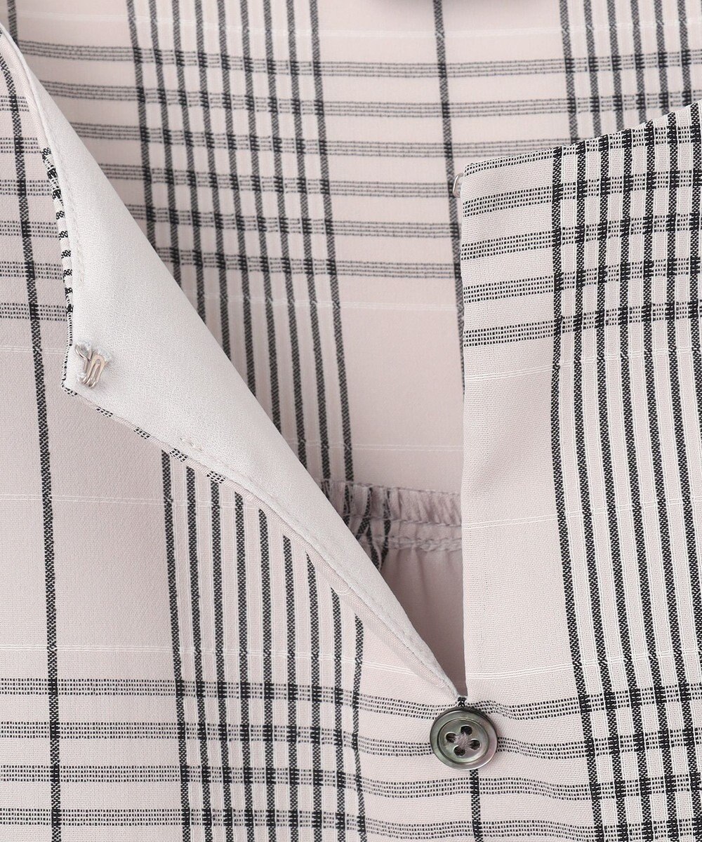 J.PRESS LADIES 【洗える】ドライタッチドビーチェック ブラウス 