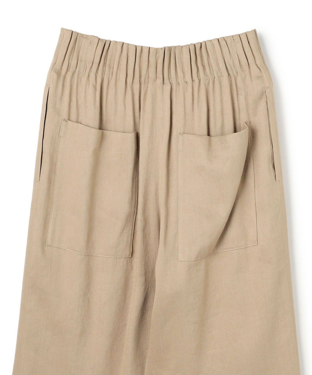 BEIGE， MICA / リネンブレンドイージーワイドパンツ 