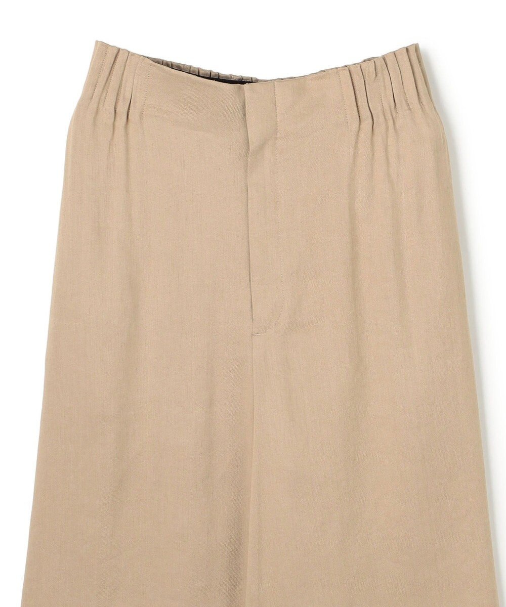 BEIGE， MICA / リネンブレンドイージーワイドパンツ 