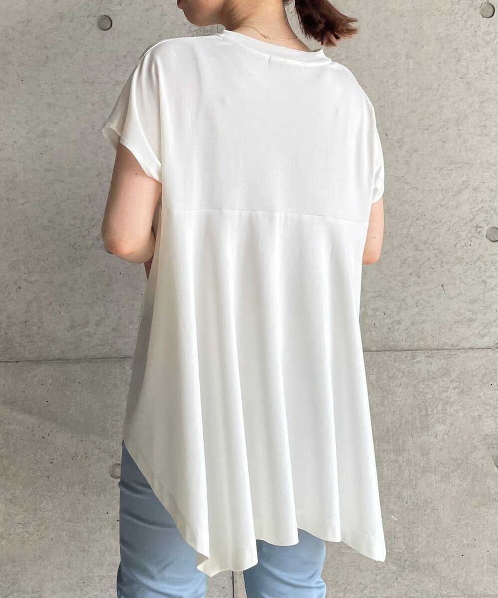 UNFILO 【新色追加！/接触冷感】マイビューティ バックフレアTシャツ 