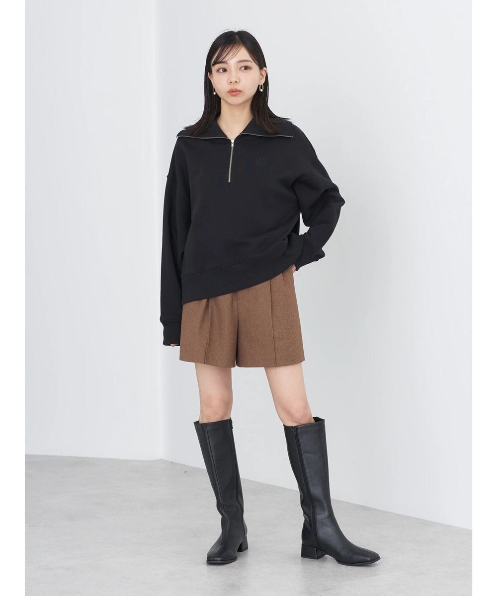 earth music&ecology ベルト付きショートパンツ 