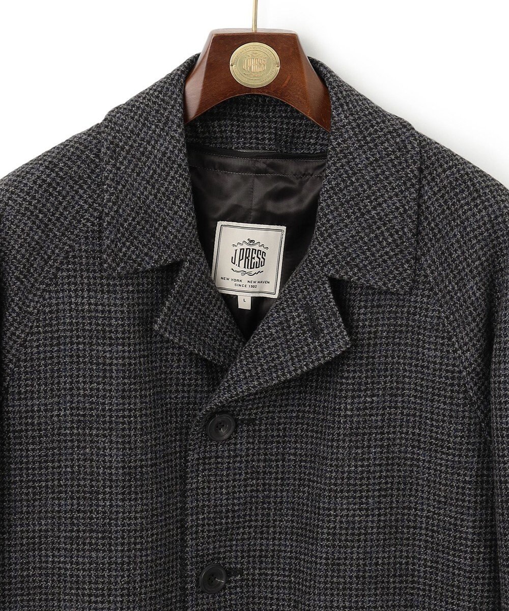 J.PRESS MEN 【J.PRESS Original Fabric for CUBA BEACH】ツイードバルカラーコート 