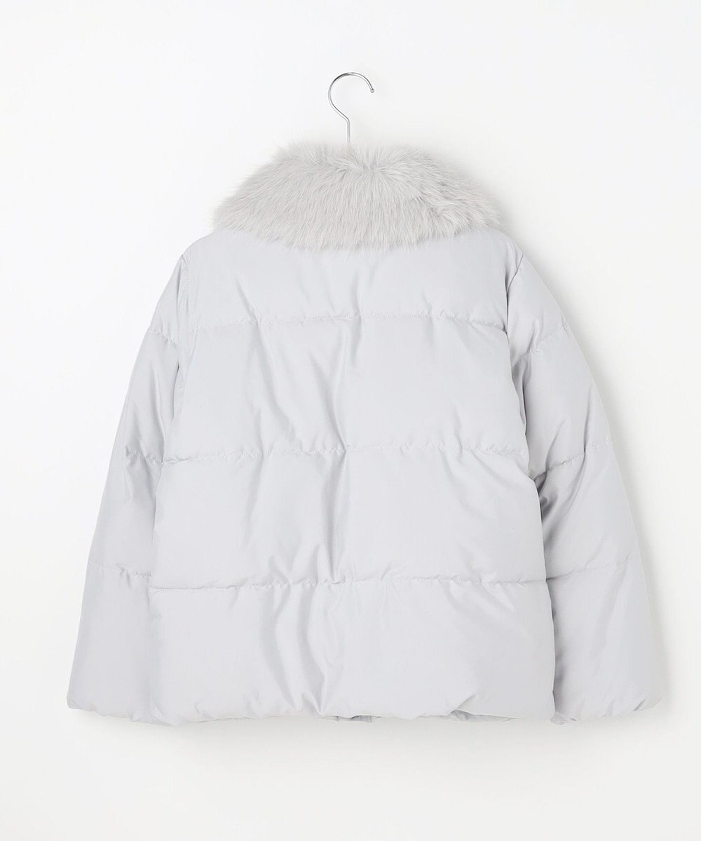 Feroux ファーカラー付き・ダウン見え中綿 ジャケット 