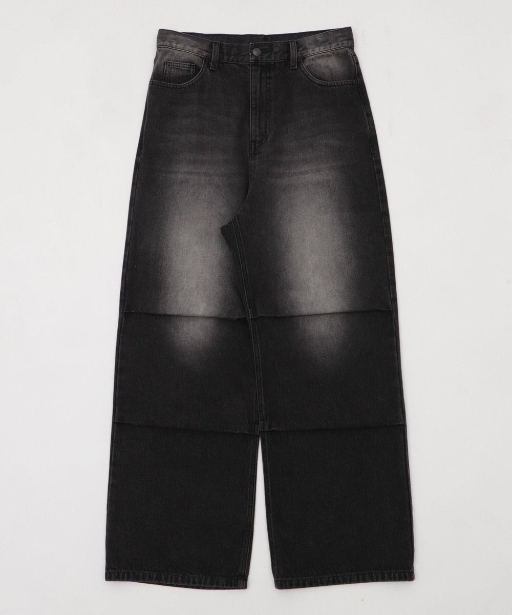 WEGO 【S～Lサイズ展開/ウエスト調整可】パラシュートデニムパンツ 