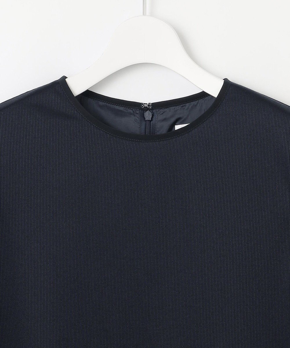 J.PRESS LADIES L 【洗える・吸水速乾】セオアルファピケストライプ ワンピース 