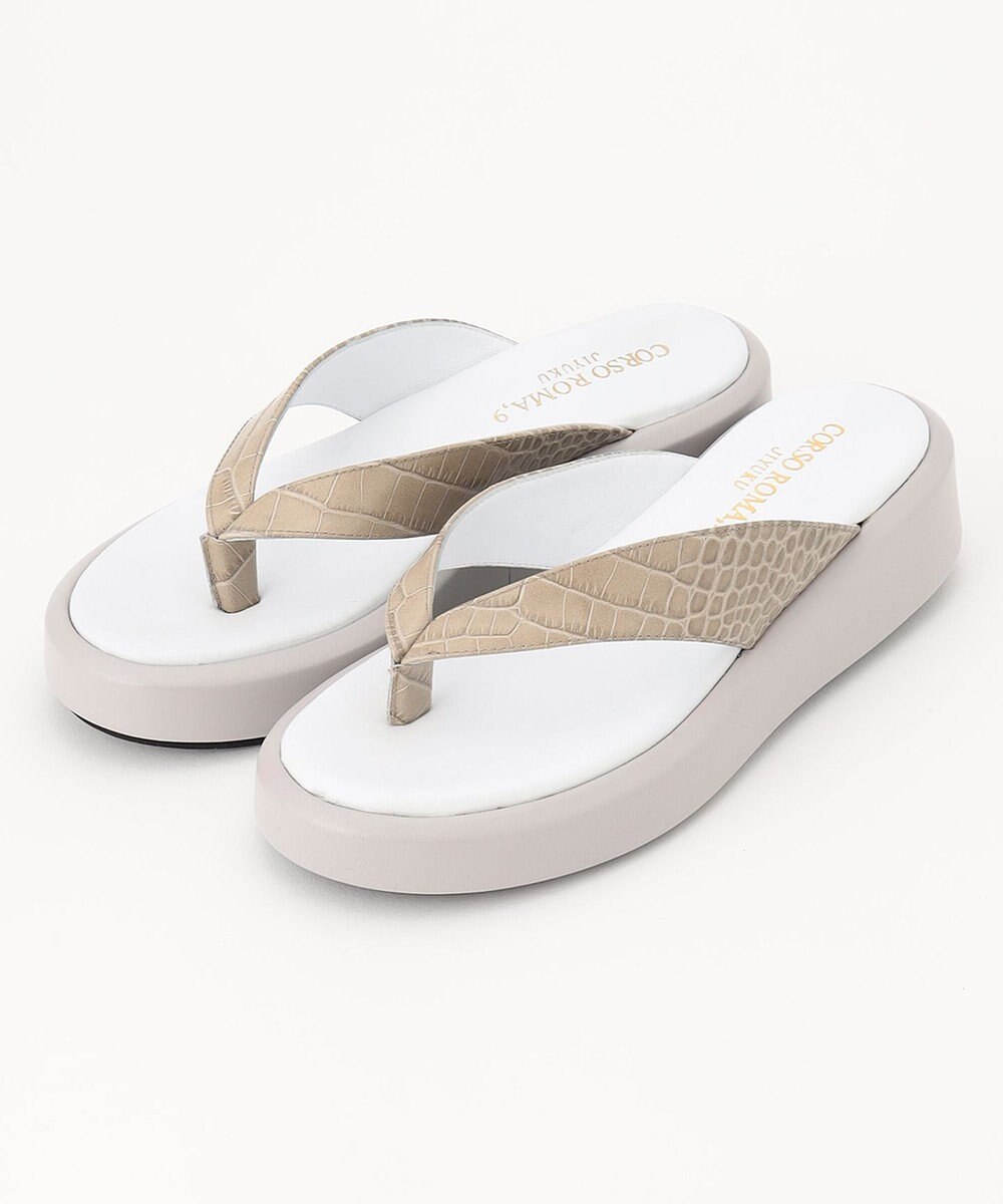 自由区 【CORSO ROMA】トングサンダル 