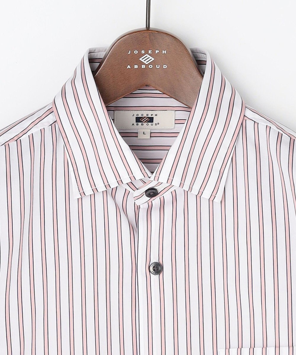 JOSEPH ABBOUD 【キングサイズ・ストレッチ・イージーケア・JAPANファブリック】ストライプストレッチ シャツ 