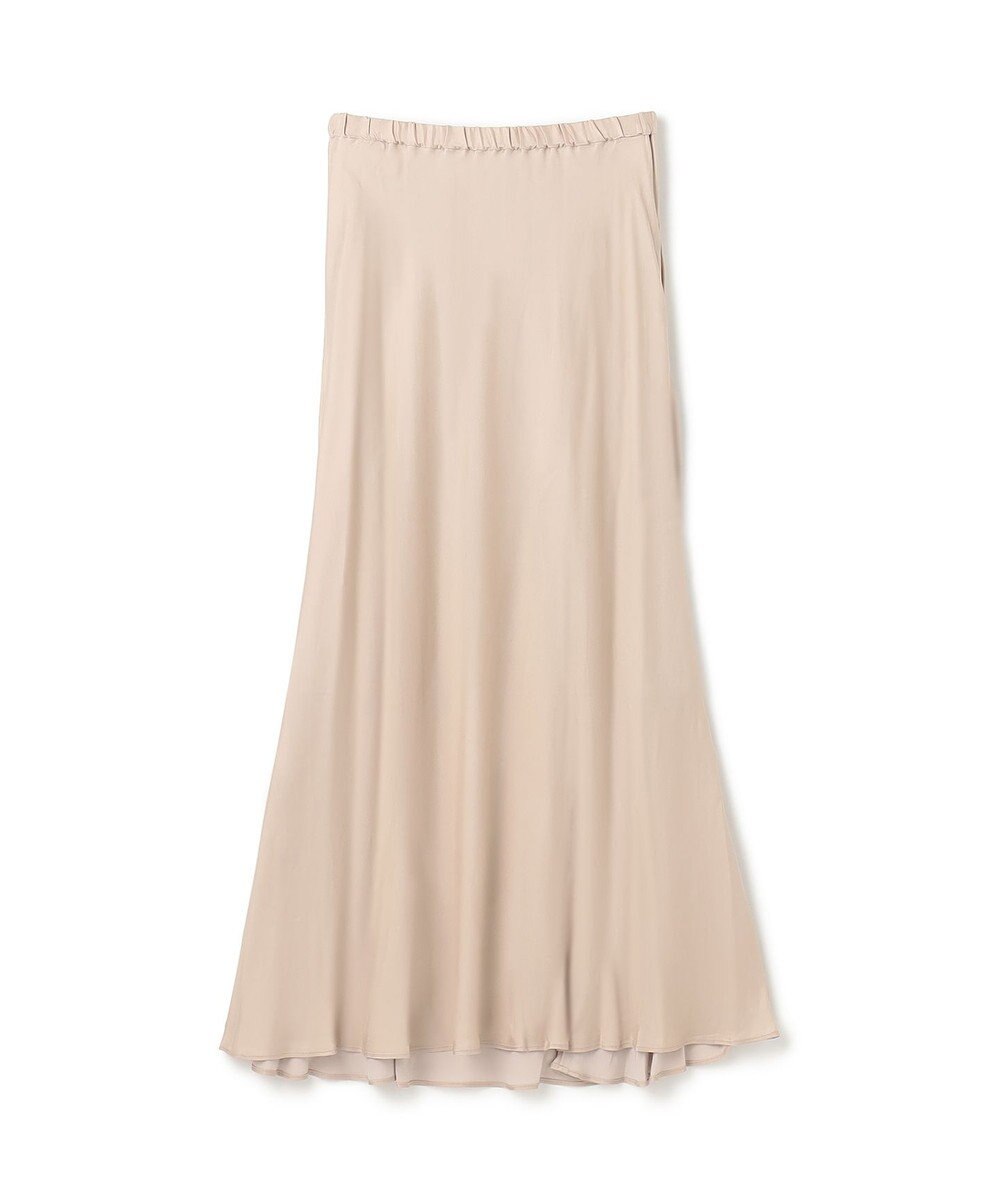 GRACE CONTINENTAL キュプラサテンフレアスカート 