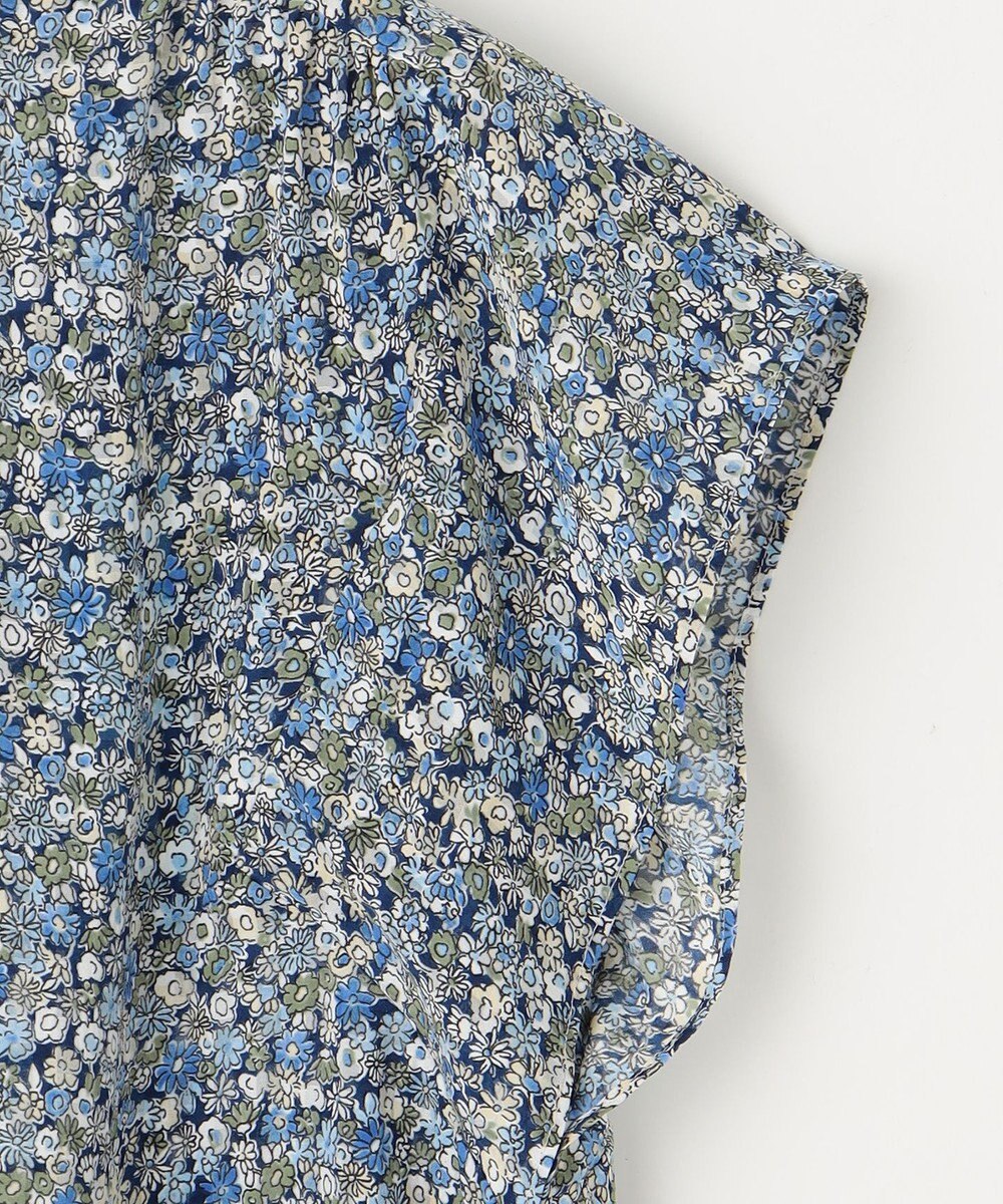 組曲 L フラワーレイヤープリント ブラウス 