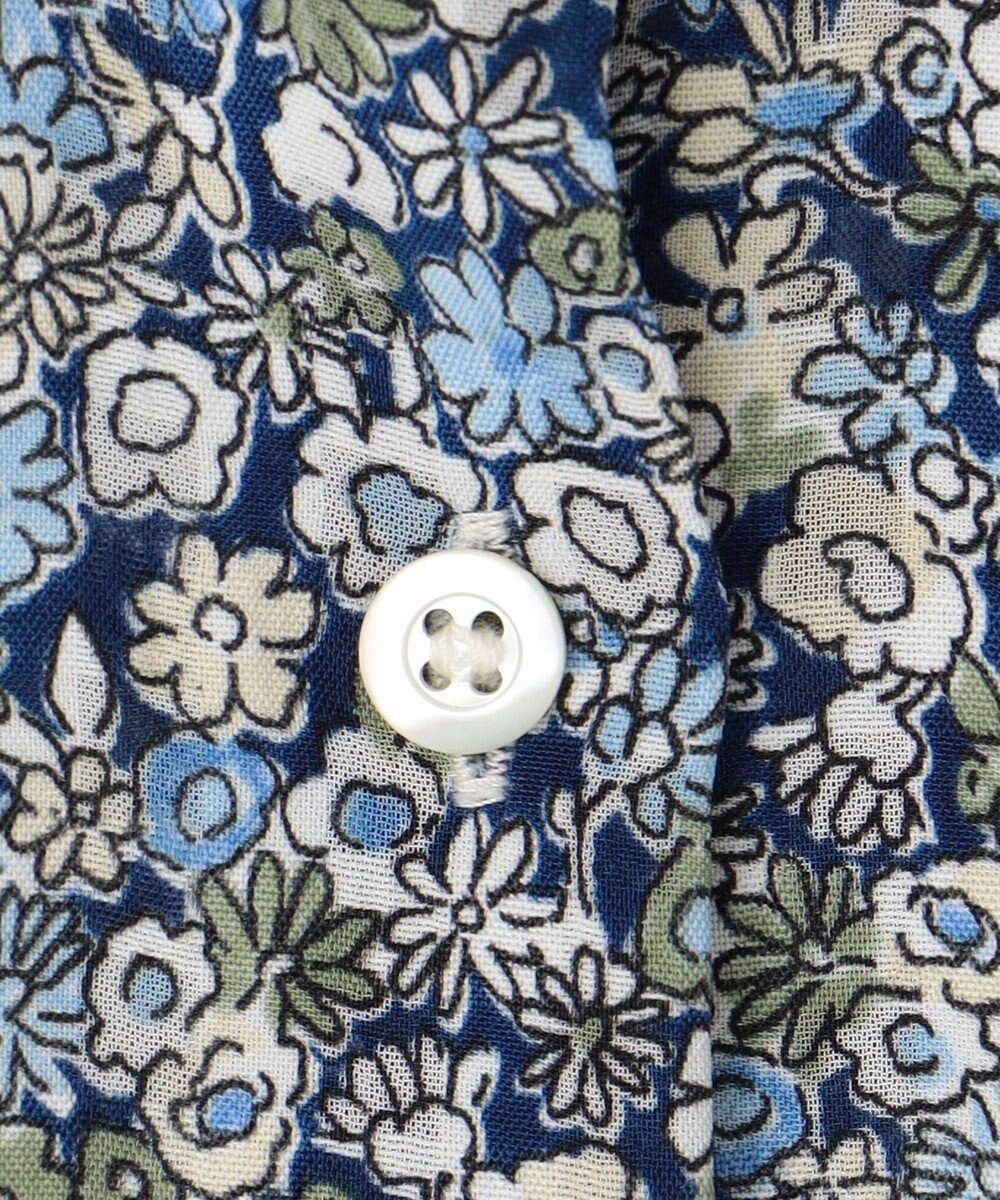 組曲 L フラワーレイヤープリント ブラウス 