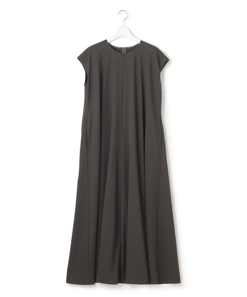 23区 【洗える】ライトピケジャージー フレア ワンピース 