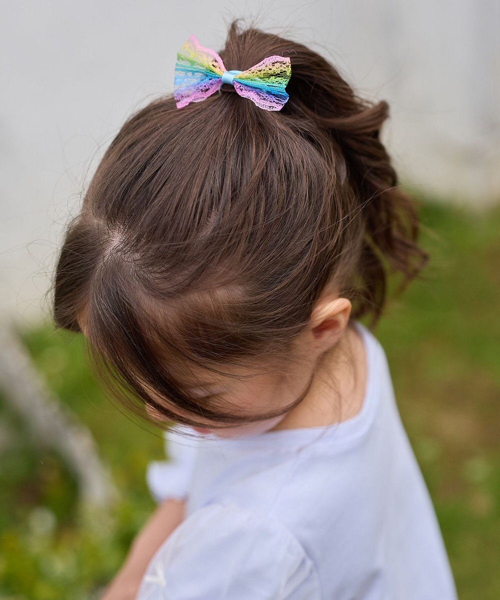 ANY KIDS 【WEB限定】ヘアゴム 3SET（レインボーリボン） 