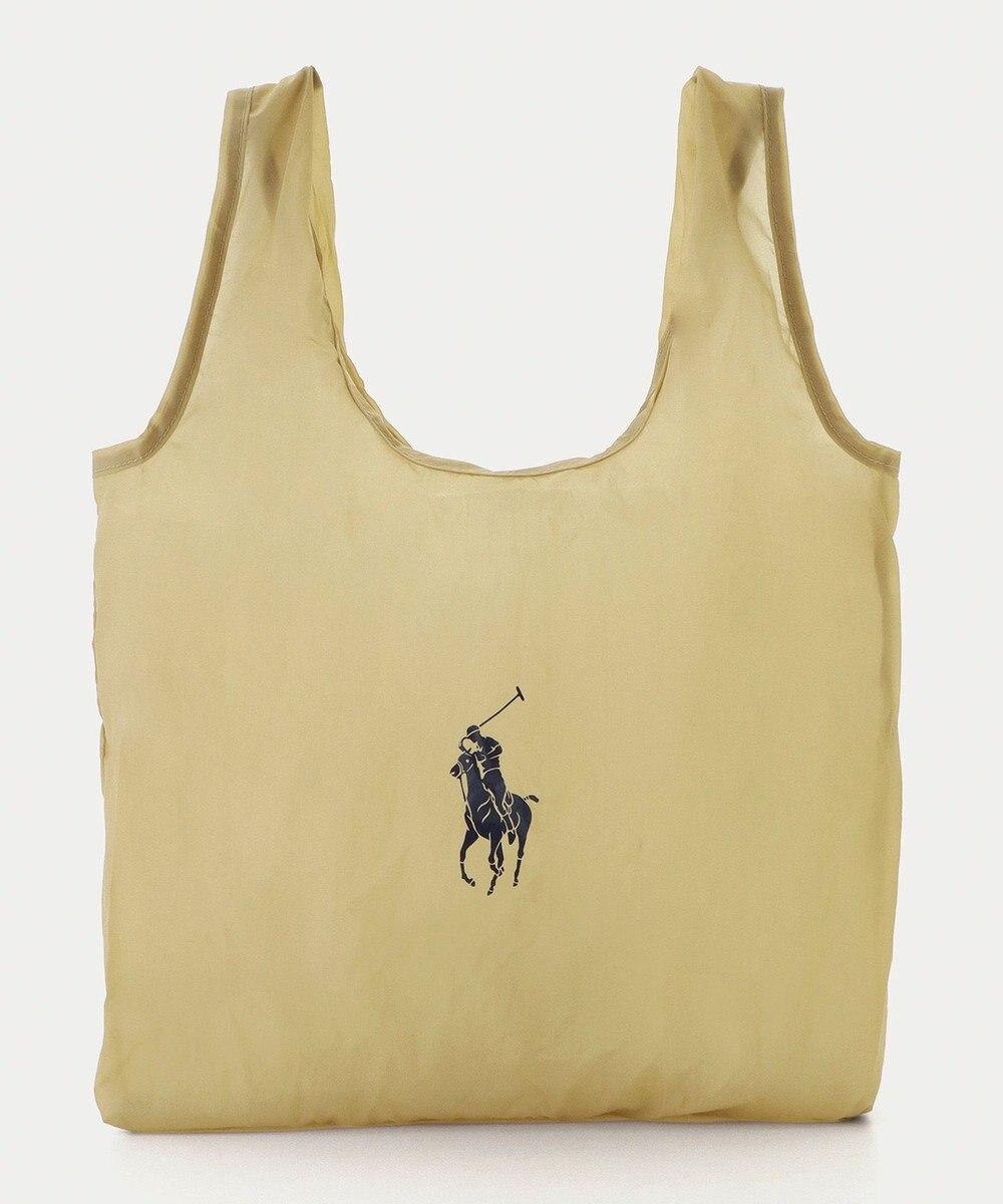 MOONBAT POLO RALPH LAUREN(ポロ ラルフローレン)ポロポニー ポケッタブル レインバッグ Sサイズ 無地 ストラップベルト付き 