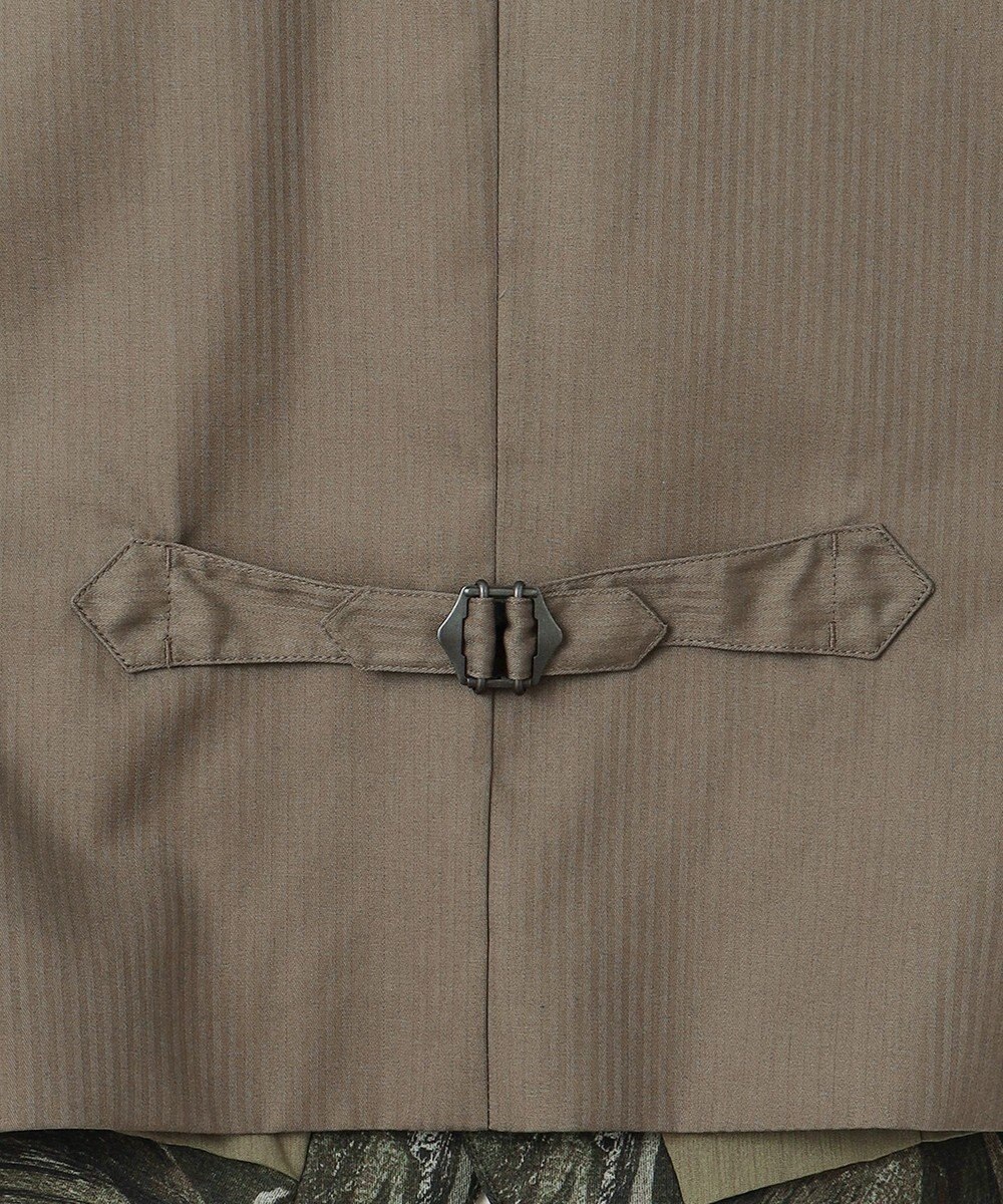 JOSEPH ABBOUD 【イタリア素材/軽量/ストレッチ】バックプリントジャージーベスト 