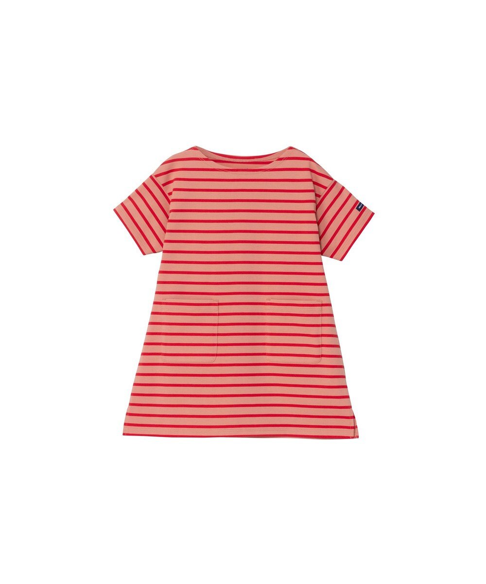 HELLY HANSEN 【キッズ・速乾・UVカット・抗菌防臭・記名ラベル付】ショートスリーブHHリフトマリンボーダーワンピース 