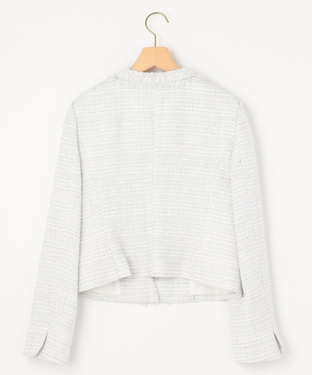 組曲 S 【KUMIKYOKU NAVY】ラメループモールツイード ジャケット 