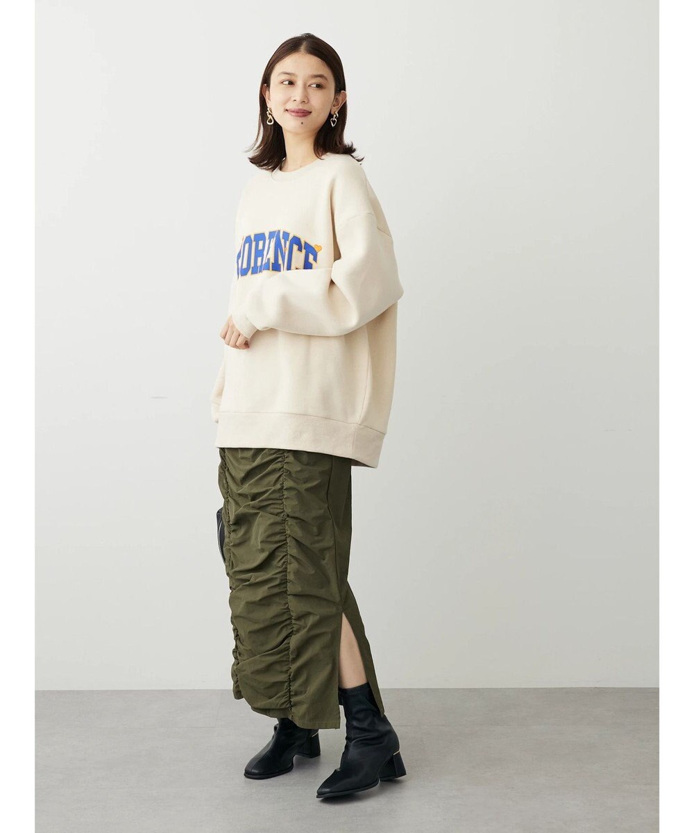 Green Parks ・Ｄｏｕｂｌｅ　Ｆｌａｇｓ　ロゴｐｔ＆刺繍スウェット 