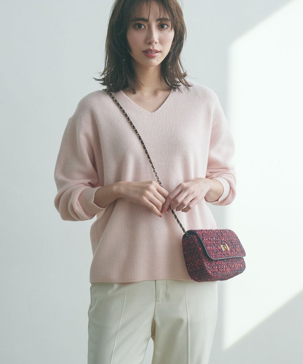 23区 GIOLICAツイード チェーンショルダーバッグ 