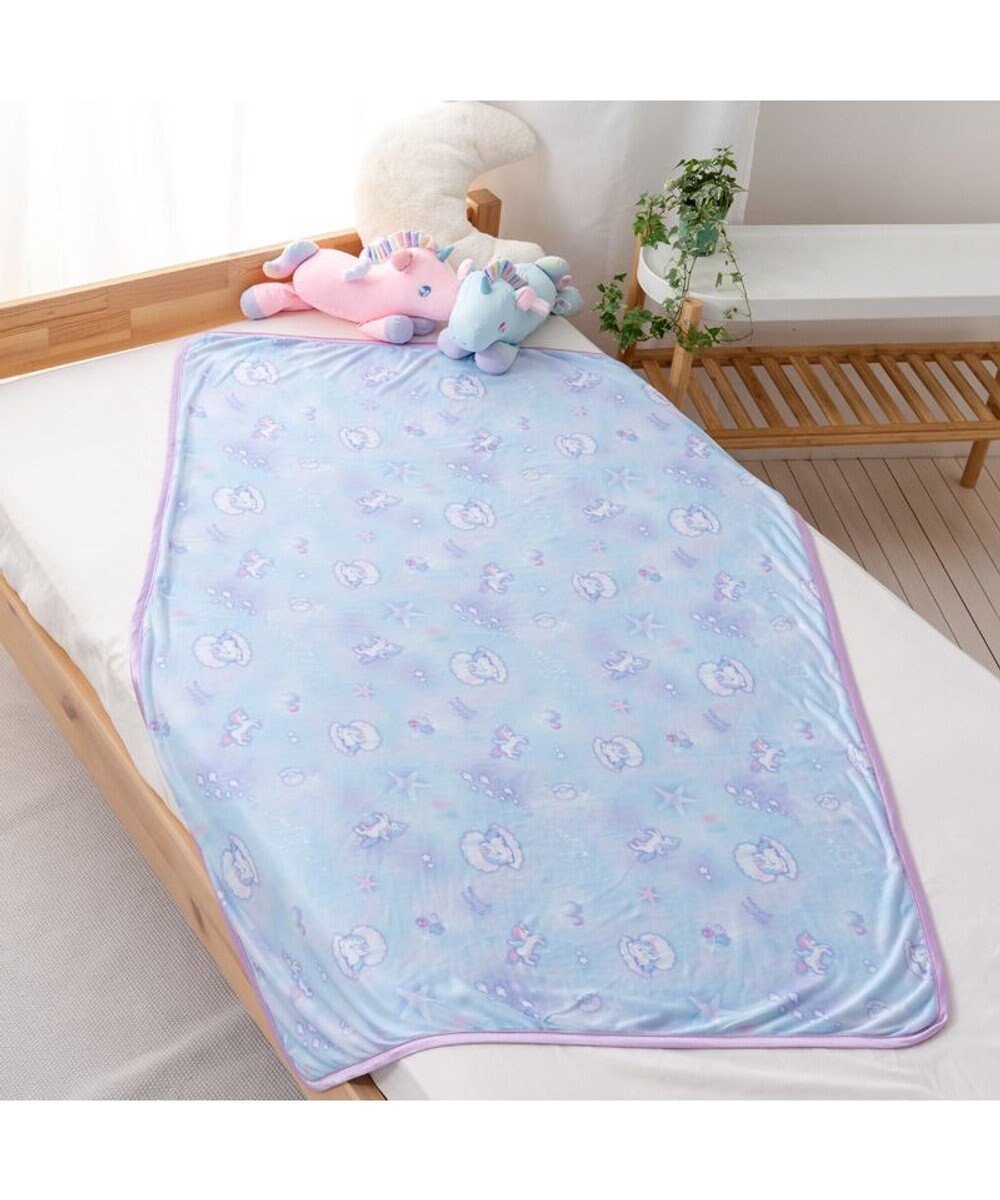 Mother garden マザーガーデン ユニコーン クール お昼寝ケット 《シェル柄》 