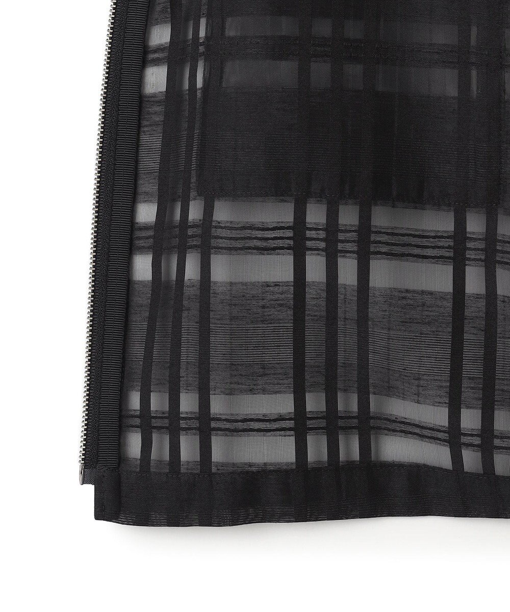 ICB 【洗える】シアードビーチェックブルゾン 