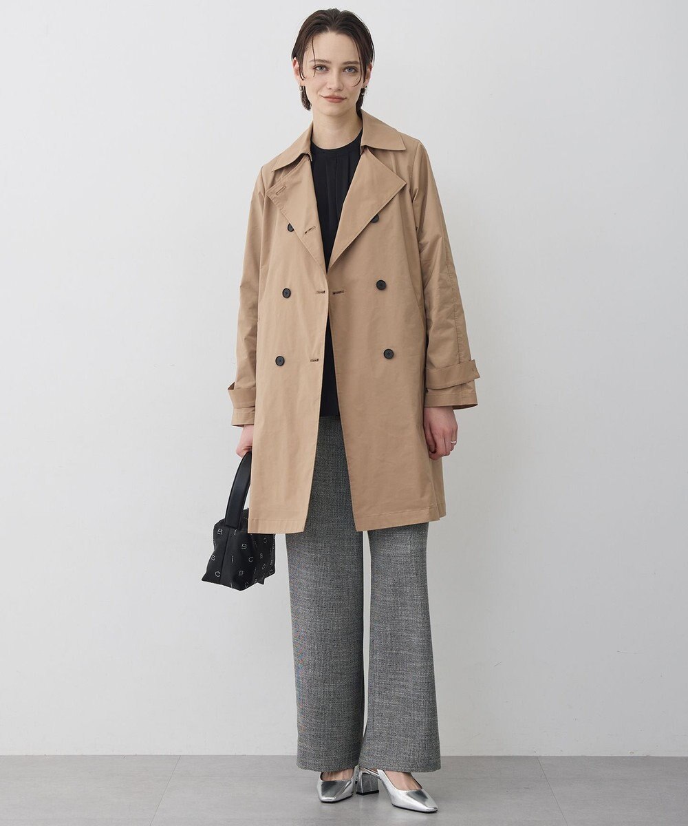 ICB ライトスラブツイード ワイドパンツ 