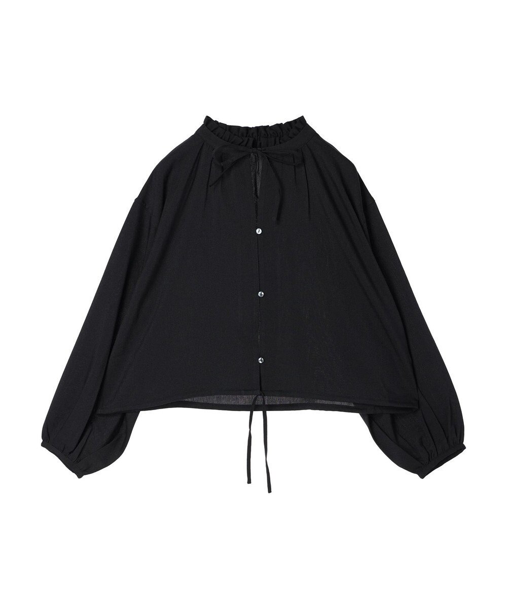 earth music&ecology カフタンフリルブラウス 