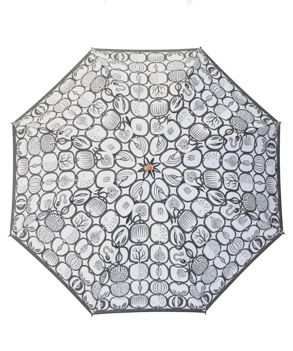 槇田商店 Stig Lindberg FRUKTLADA ホワイト 折りたたみ傘 