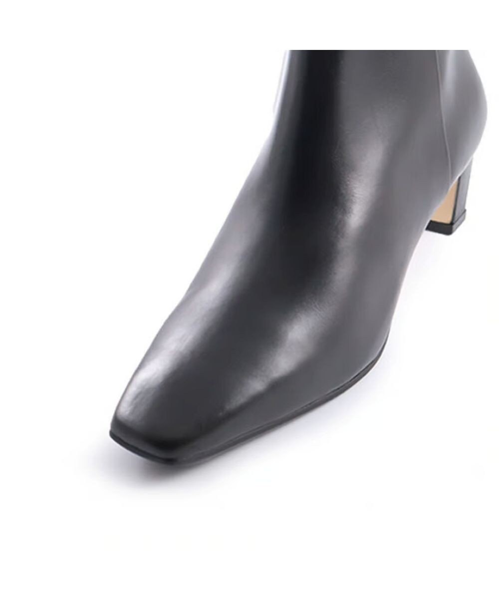 APOM イタリアンカーフ サイドジップアンクルブーツ 45 