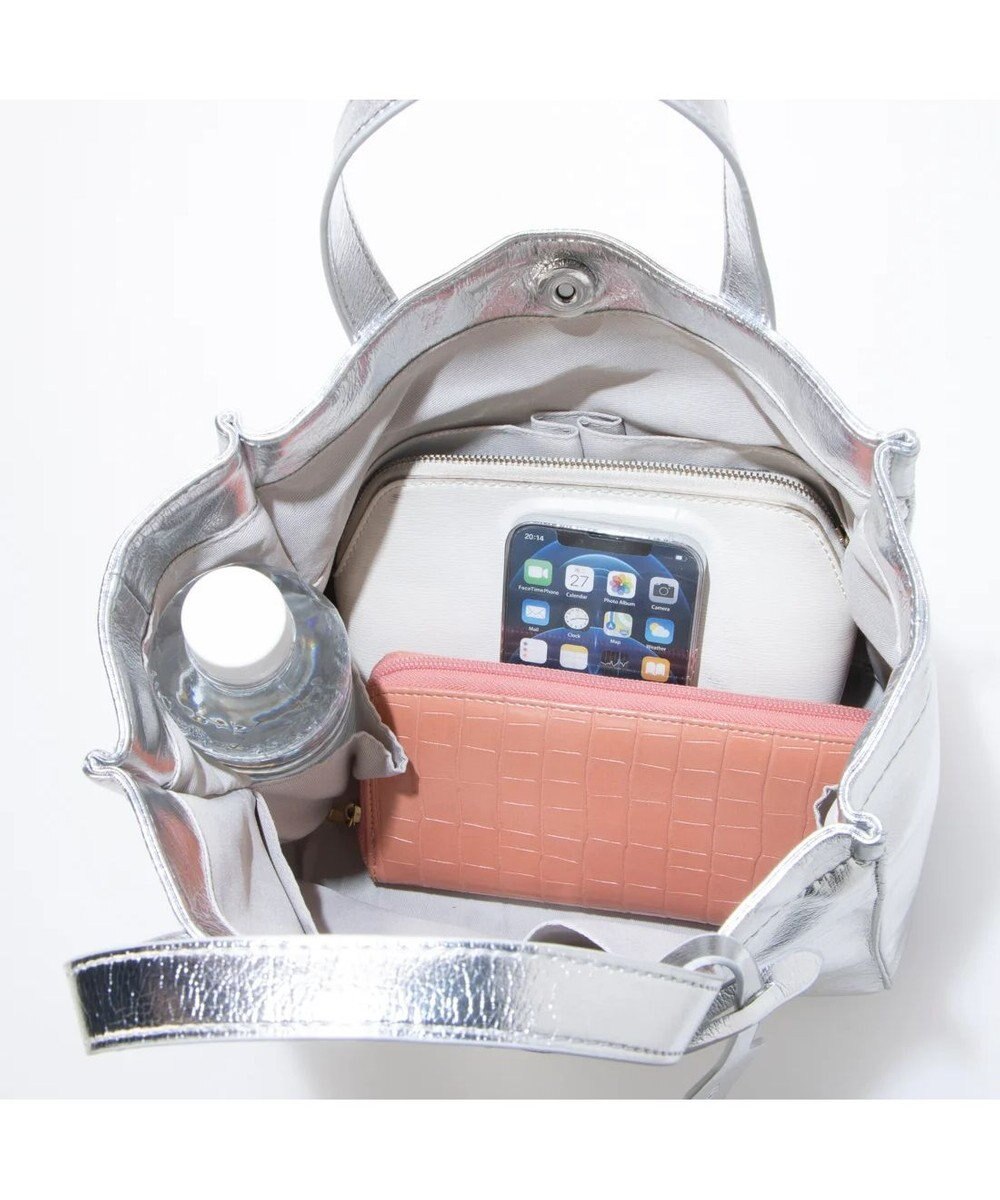 UNBILLION カシュカシュ cachecache / ソフトメタリックショッパートートS 