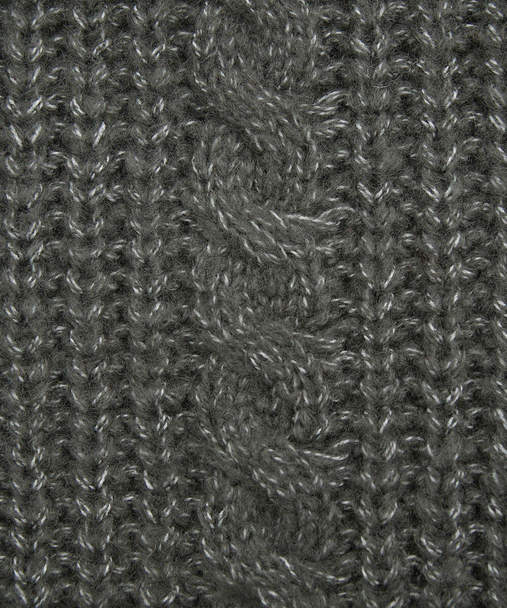 Green Parks 衿付きケーブルｚｉｐカーディガン 