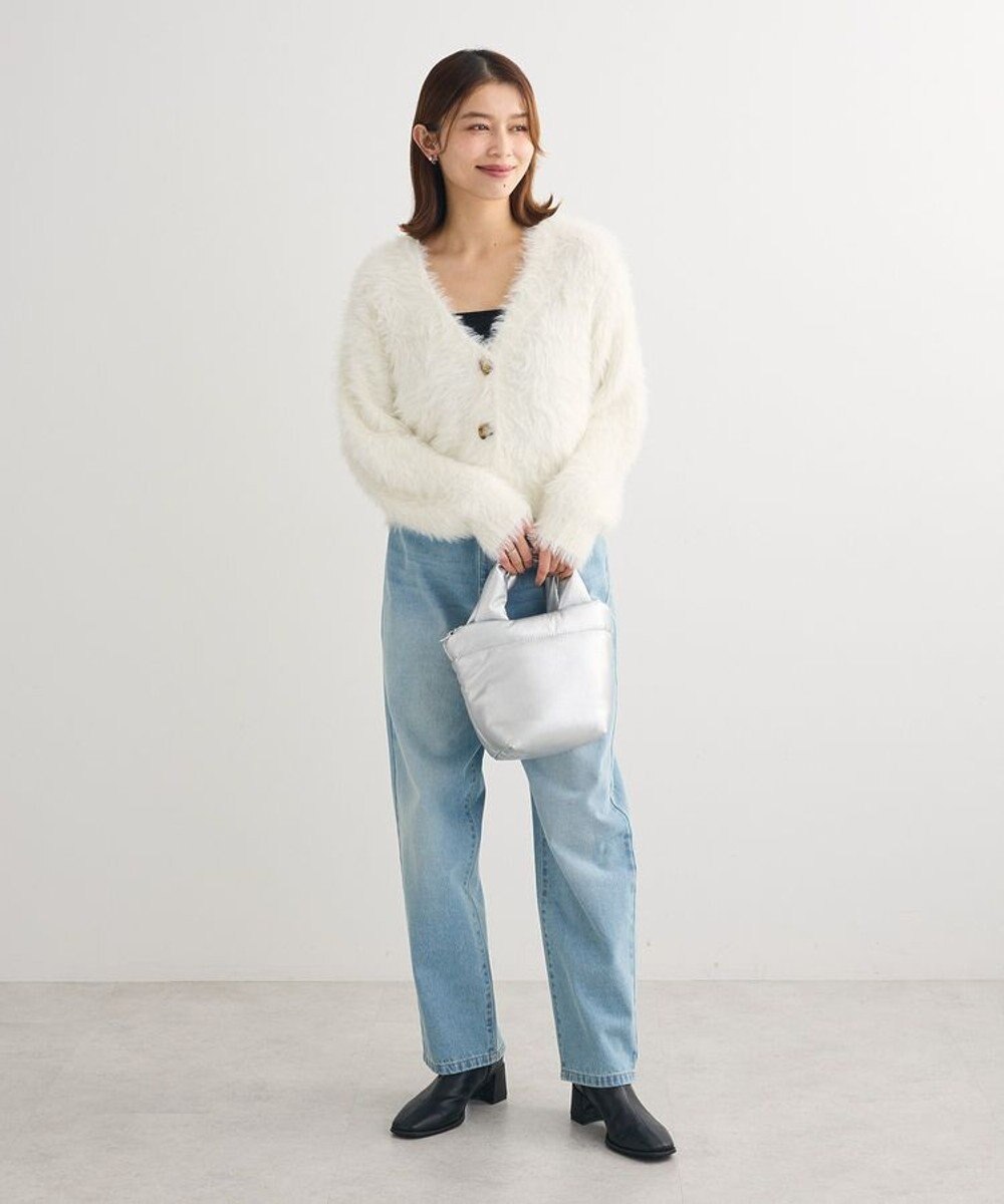 Green Parks ・Ｐｅｔｉｔ　Ｆｌｅｕｒ　シャギーニットカーディガン 