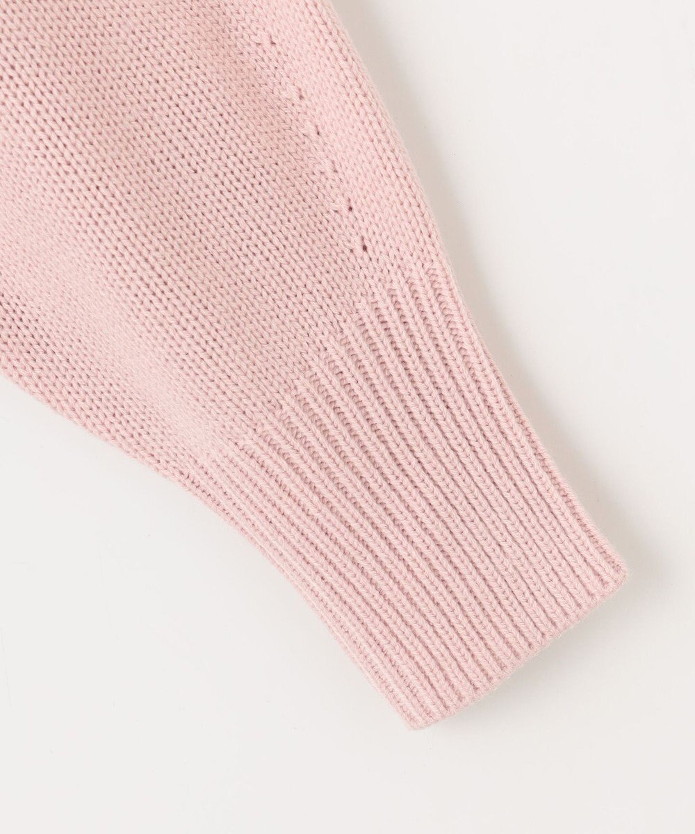 組曲 【WEB限定カラーあり】透かし編みバルキーハイネックニット 