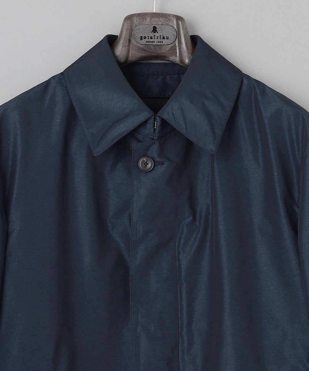 GOTAIRIKU メランジシャンブレー ステンカラーコート 