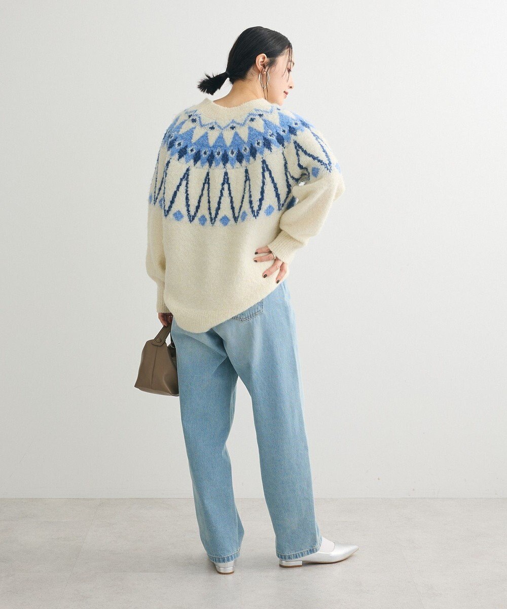 Green Parks 求心柄ニットプルオーバー 