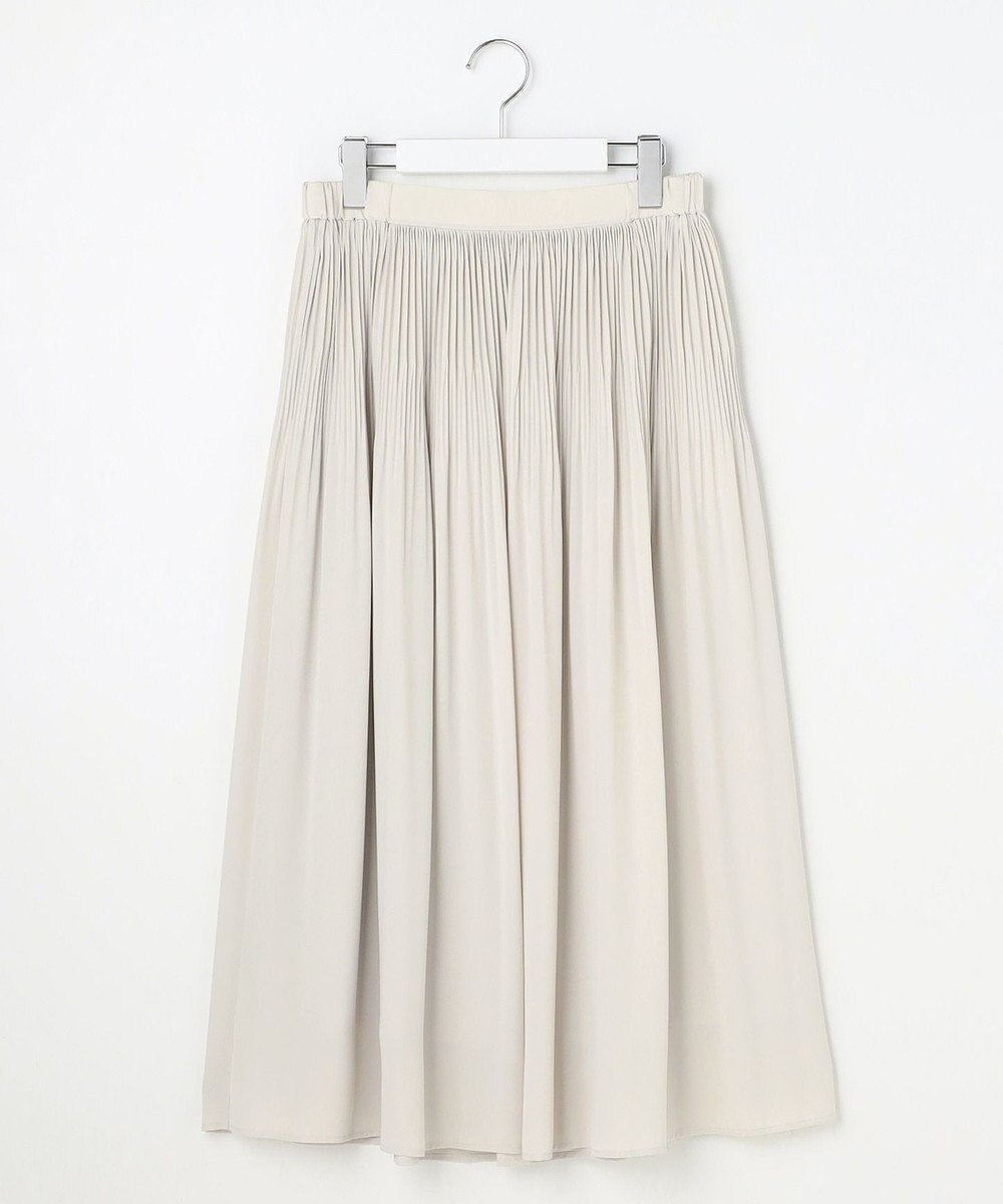 自由区 L 【17号サイズまで展開・カタログ掲載・セットアップ対応】ライトサテンプリーツ スカートⅡ 
