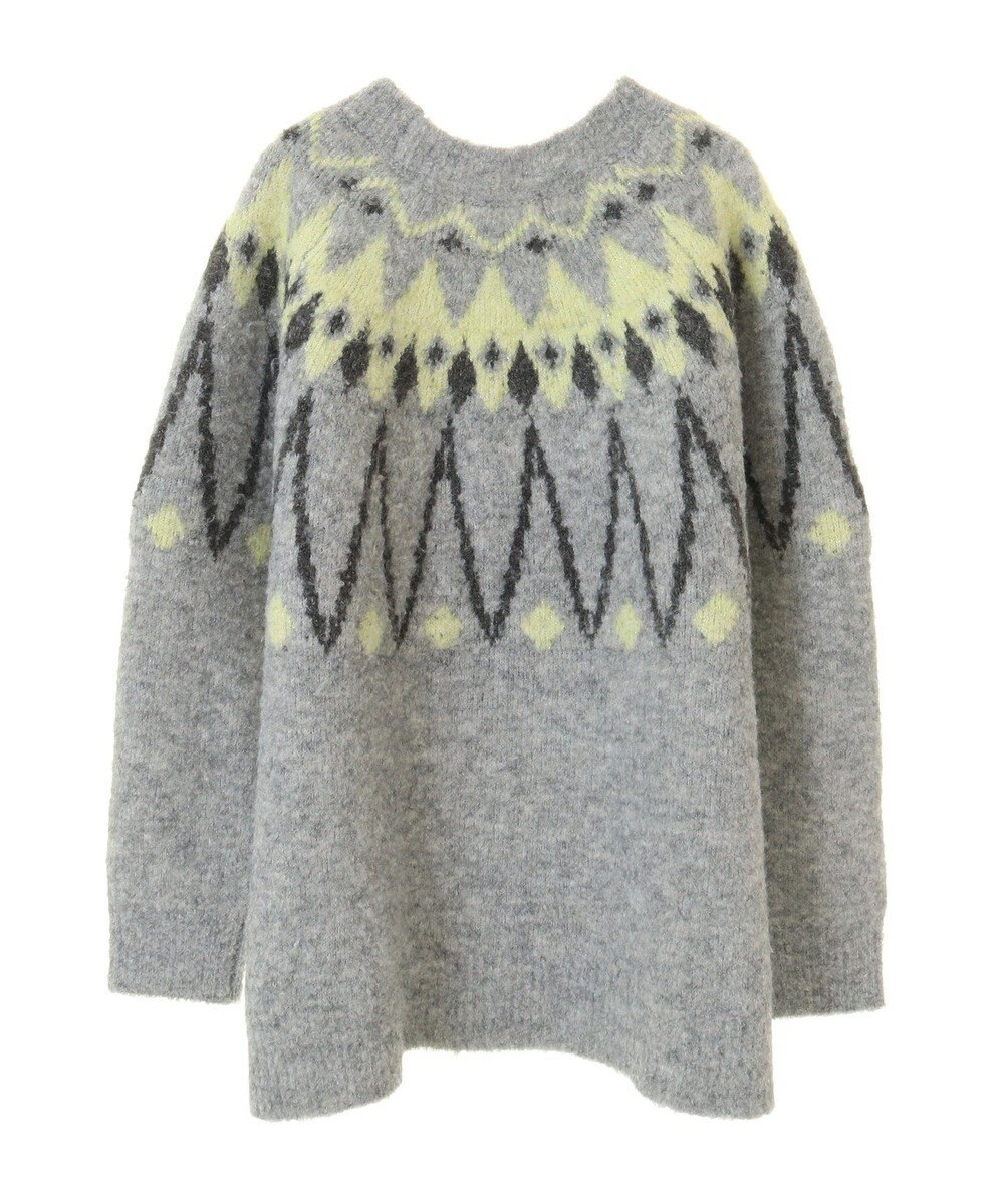 Green Parks 求心柄ニットプルオーバー 