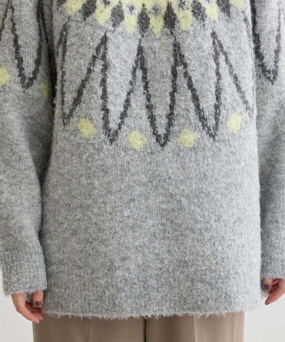 Green Parks 求心柄ニットプルオーバー 