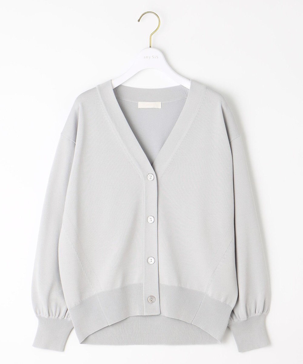 ANY SIS L 【洗える】コクーンシルエット カーディガン 