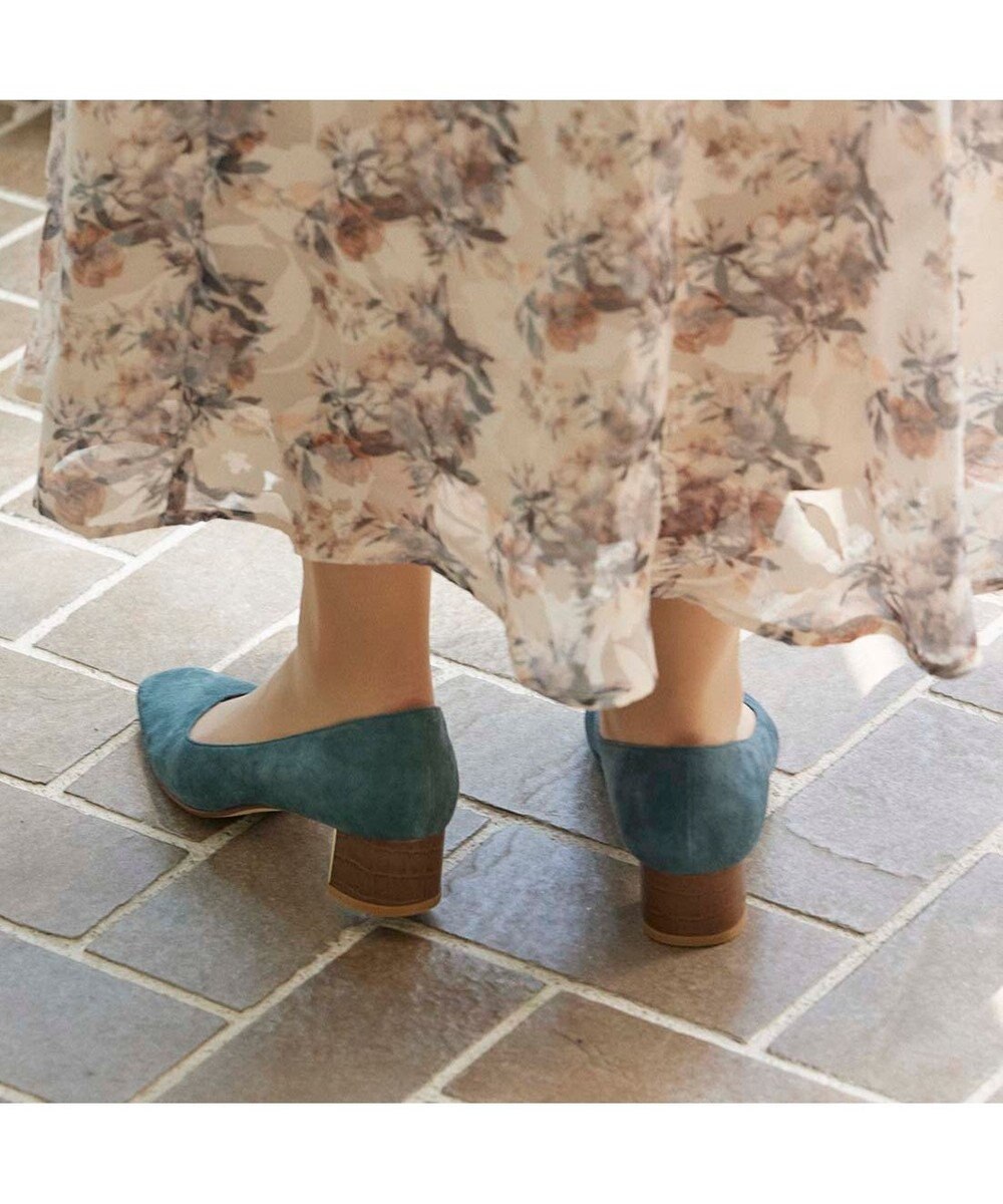 Riz raffinee <Riz raffinee>スクエアトゥプレーンパンプス 