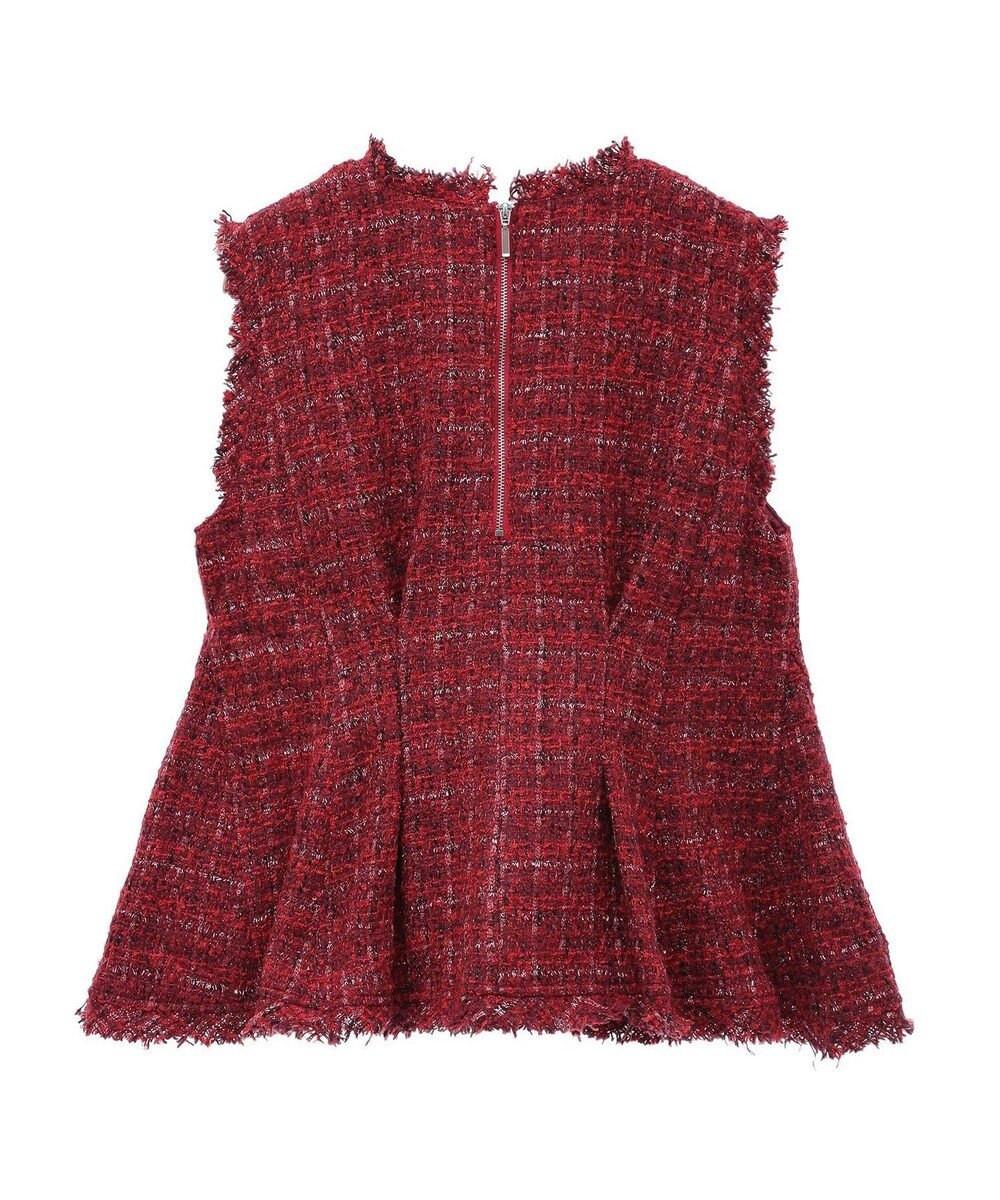 Green Parks ツイードペプラムベスト 