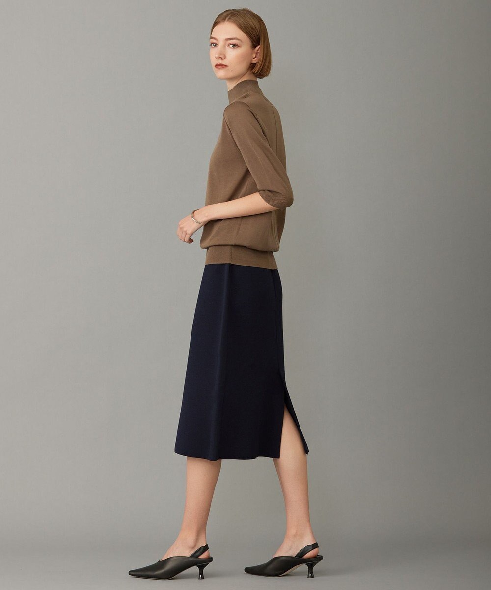 ICB 【洗える】 ウールアセテートハイゲージ ハイネックプルオーバー 