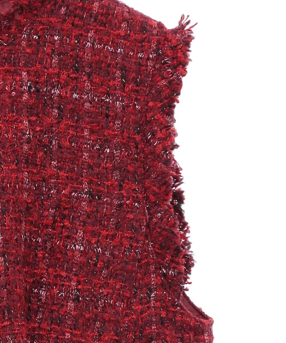 Green Parks ツイードペプラムベスト 