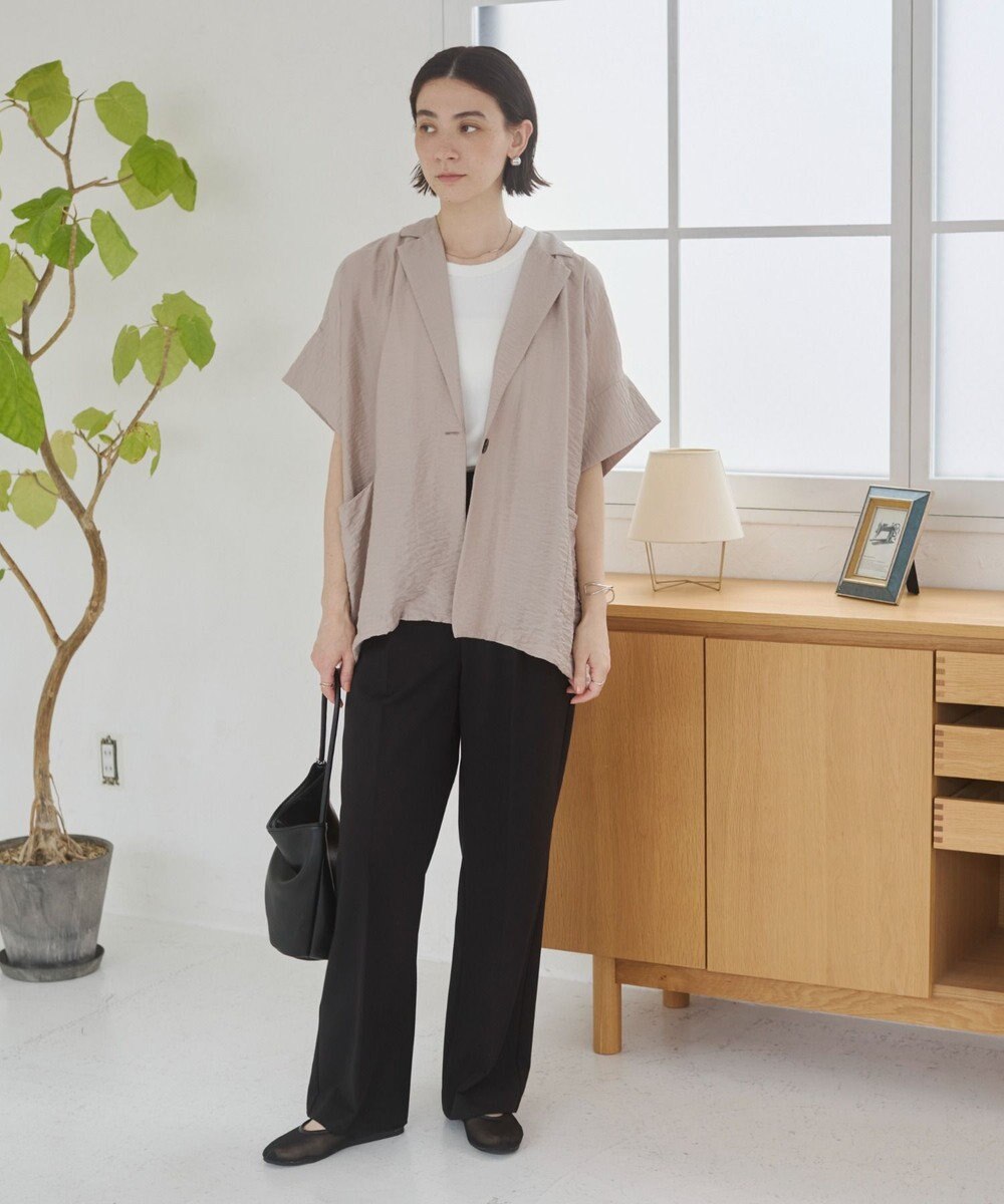 WEGO 【ANGIE VINTAGE】接触冷感半袖ジャケット 