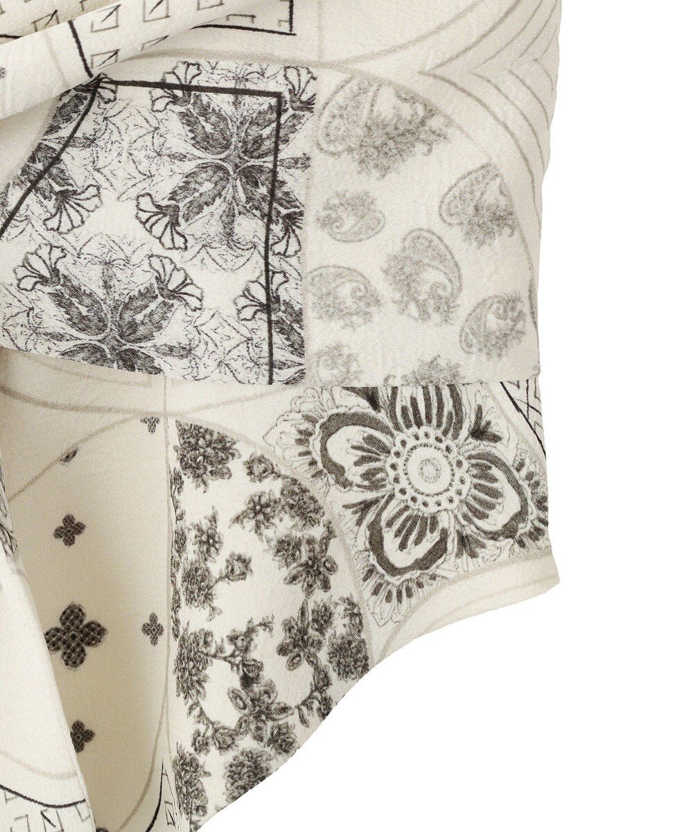 YECCA VECCA スカーフ柄オーバーキャミ 